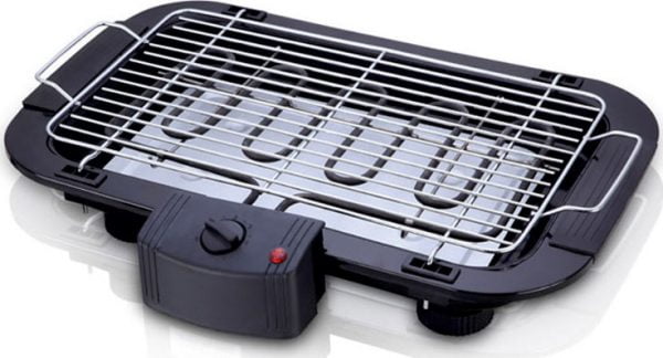 Lafet  TH-06 Black Ηλεκτρική Ψησταριά Σχάρας 2000W με Ρυθμιζόμενο Θερμοστάτη